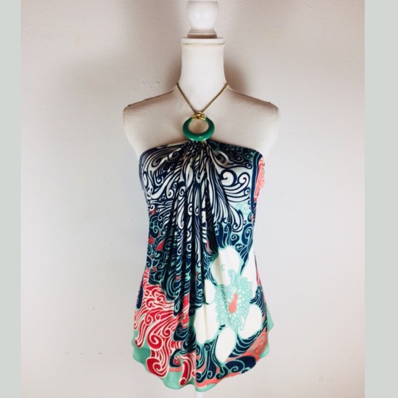 Sky Tops - Sky Silk Halter Top